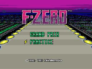 Screenshot Thumbnail / Media File 1 for F-Zero (USA) [Hack by Smkdan v1.0] (All Track Practice)